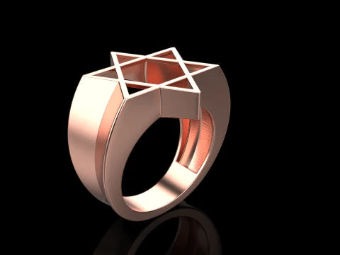 Star ring model 700 3D Print Model