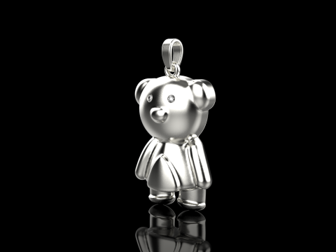 Bear pendant model 701 3D Print Model