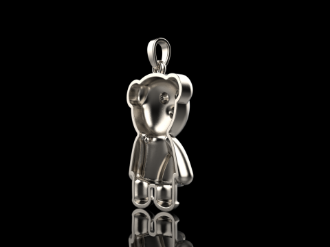 Bear pendant model 701 3D Print Model