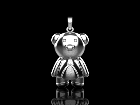 Bear pendant model 701 3D Print Model