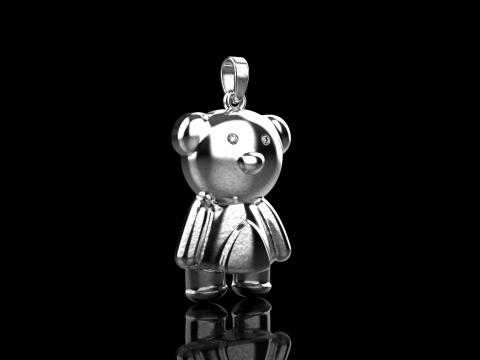 Bear pendant model 701 3D Print Model