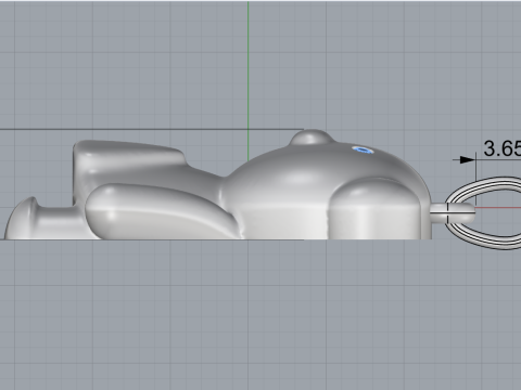 Bear pendant model 701 3D Print Model