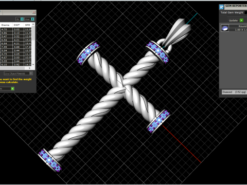 Croce in Filo modello 702 Modello di stampa 3D