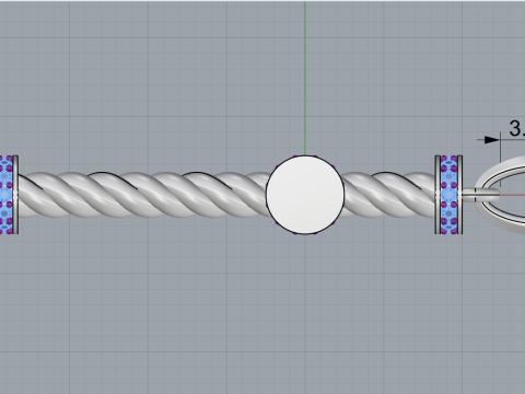 Croce in Filo modello 702 Modello di stampa 3D