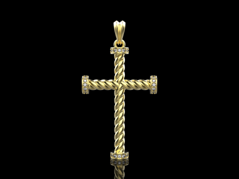 Croce in Filo modello 702 Modello di stampa 3D