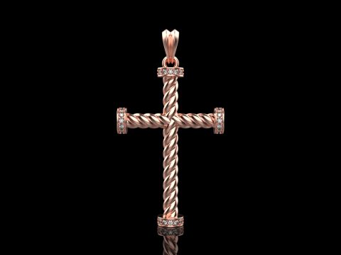 Croce in Filo modello 702 Modello di stampa 3D