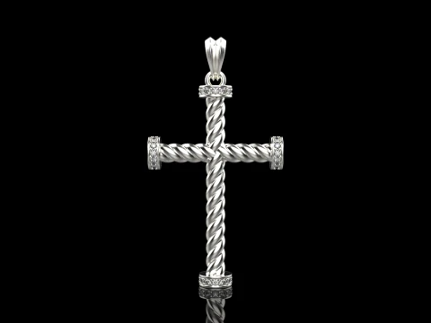 Wire Cross model 702 3D Print Model
