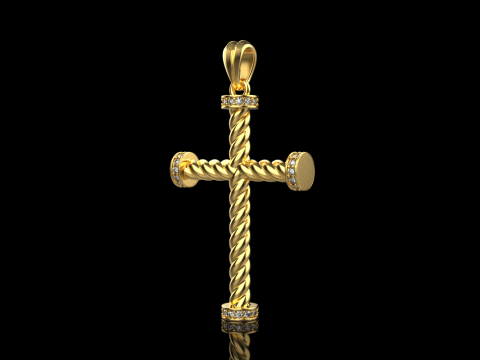 Croce in Filo modello 702 Modello di stampa 3D