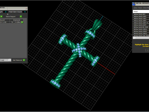 Wire cross model 703 3D Print Model