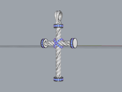 Wire cross model 703 3D Print Model