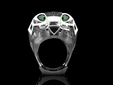 Panther ring model 705 3D Print Model
