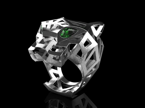 Panther ring model 705 3D Print Model
