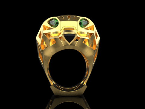 Panther ring model 705 3D Print Model