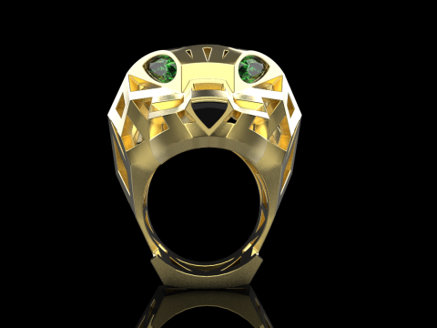 Panther ring model 705 3D Print Model