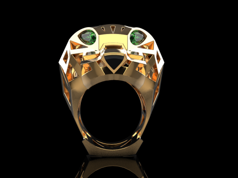 Panther ring model 705 3D Print Model
