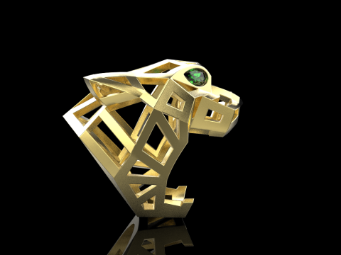 Panther ring model 705 3D Print Model