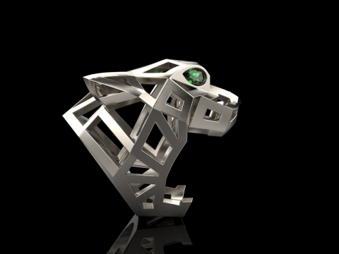 Panther ring model 705 3D Print Model