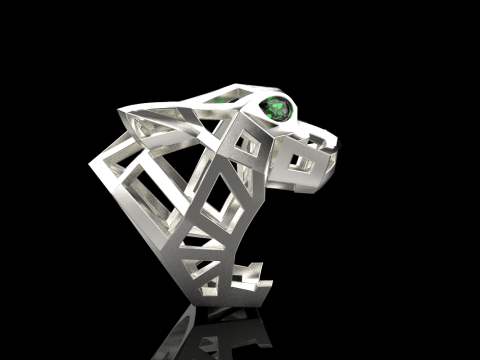 Panther ring model 705 3D Print Model