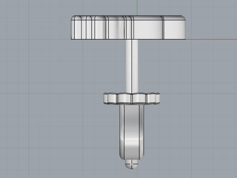 Bird stud earring model 706 3D Print Model