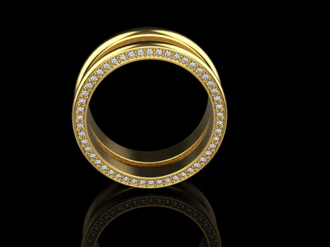 Wedding rings model 708 3D Print Model