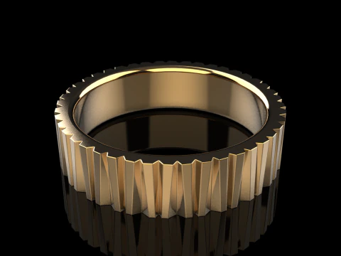 Wedding ring model 710 3D Print Model