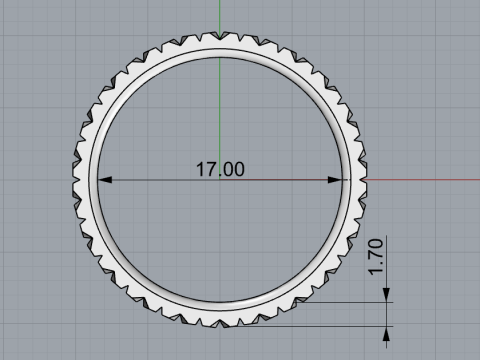 Ehering Modell 710 3D Druckmodell