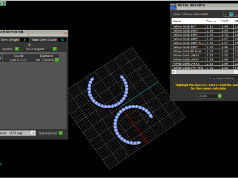 Кругла сережка-гвоздик модель 711 3D Принт Модель