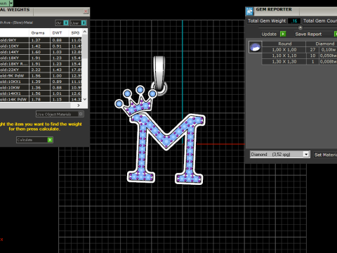 Initial pendant model 712 3D Print Model