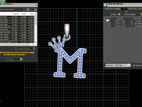 Initial pendant model 712 3D Print Model
