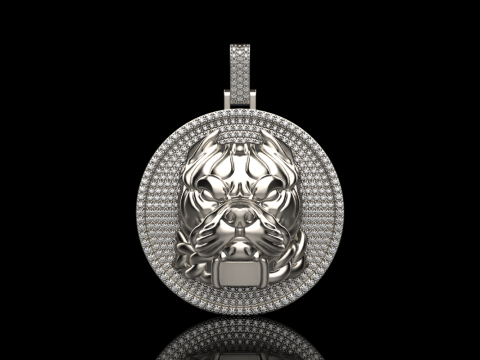 Pitbull-Anh&auml;nger Modell 715 3D Druckmodell