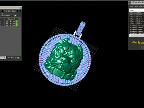 Pitbull pendant model 715 3D Print Model