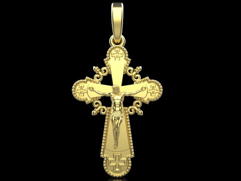 Double side cross model 717 3D Print Model