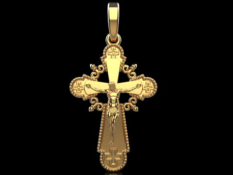 Double side cross model 717 3D Print Model