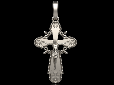 Double side cross model 717 3D Print Model