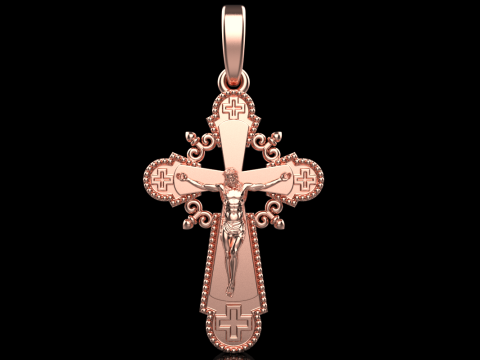 Double side cross model 717 3D Print Model