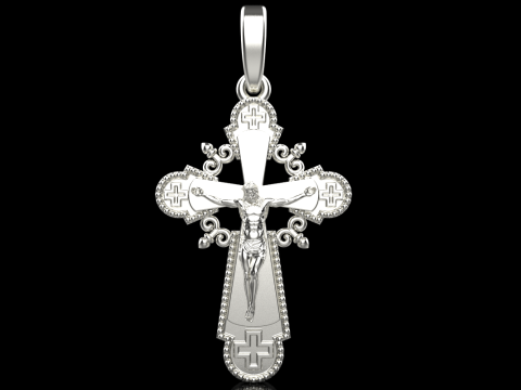 Double side cross model 717 3D Print Model