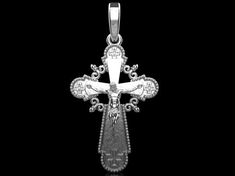 Double side cross model 717 3D Print Model