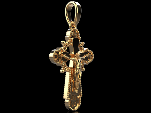 Double side cross model 717 3D Print Model