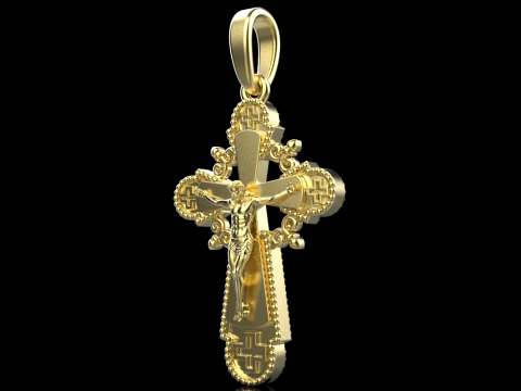 Double side cross model 717 3D Print Model