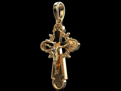 Double side cross model 717 3D Print Model