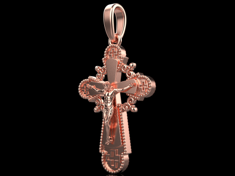 Double side cross model 717 3D Print Model