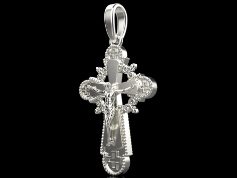 Double side cross model 717 3D Print Model