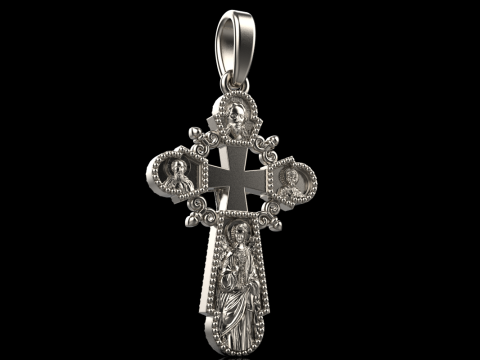 Double side cross model 717 3D Print Model