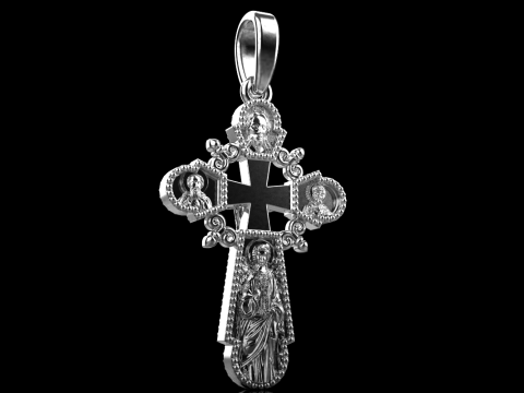 Double side cross model 717 3D Print Model