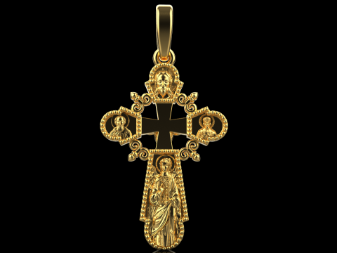 Double side cross model 717 3D Print Model