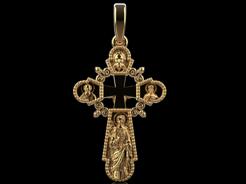 Double side cross model 717 3D Print Model