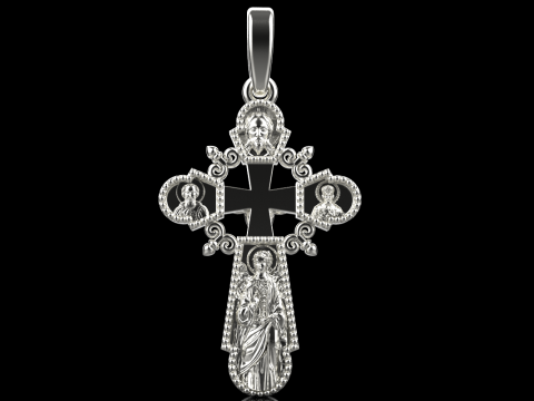 Double side cross model 717 3D Print Model