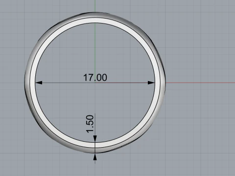 Wedding ring model 718 3D Print Model