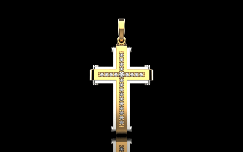 Modello a croce719 Modello di stampa 3D .c4d .max .obj .3ds .fbx .stl .blend 