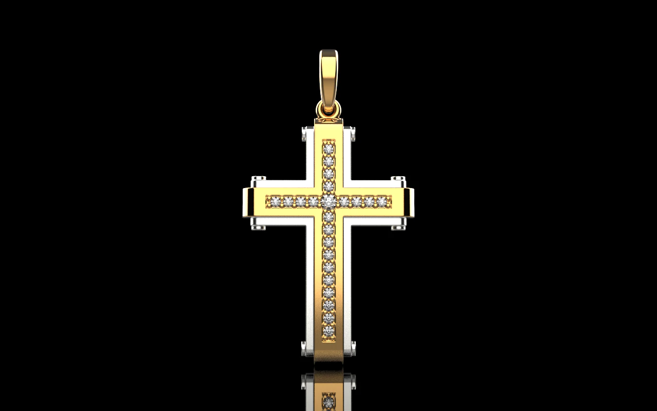 Cross model719 3D Print Model .c4d .max .obj .3ds .fbx .stl .blend 